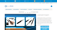 Desktop Screenshot of laserpen.be