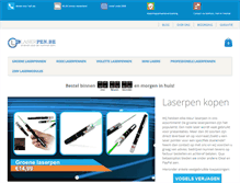 Tablet Screenshot of laserpen.be